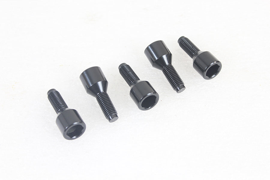 Edart Parkerized Wheel Lug Bolt Set Part #19015B for Harley Davidson FL 1941-1950