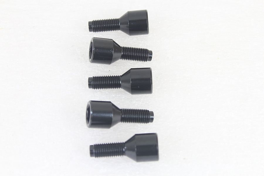 Edart Parkerized Wheel Lug Bolt Set Part #19015B for Harley Davidson FL 1941-1950