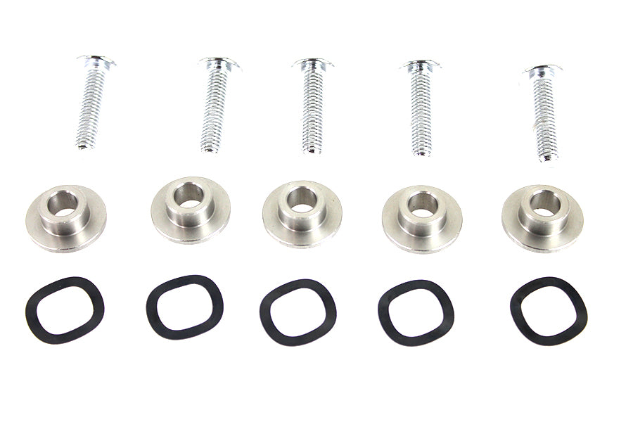 Edart Chrome Front Disc Hardware Kit for Harley Davidson FLT Models (2009-2018)