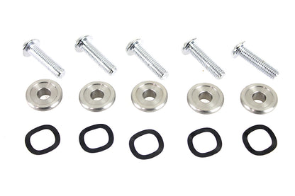 Edart Chrome Front Disc Hardware Kit for Harley Davidson FLT Models (2009-2018)