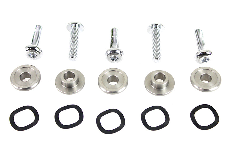 Edart Chrome Front Disc Hardware Kit for Harley Davidson FLT Models (2009-2018)