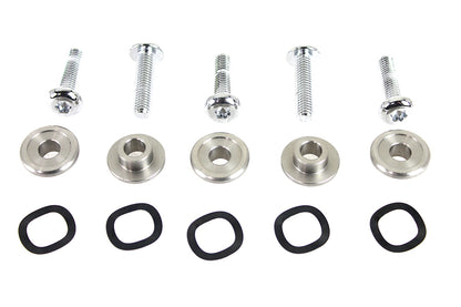 Edart Chrome Front Disc Hardware Kit for Harley Davidson FLT Models (2009-2018)