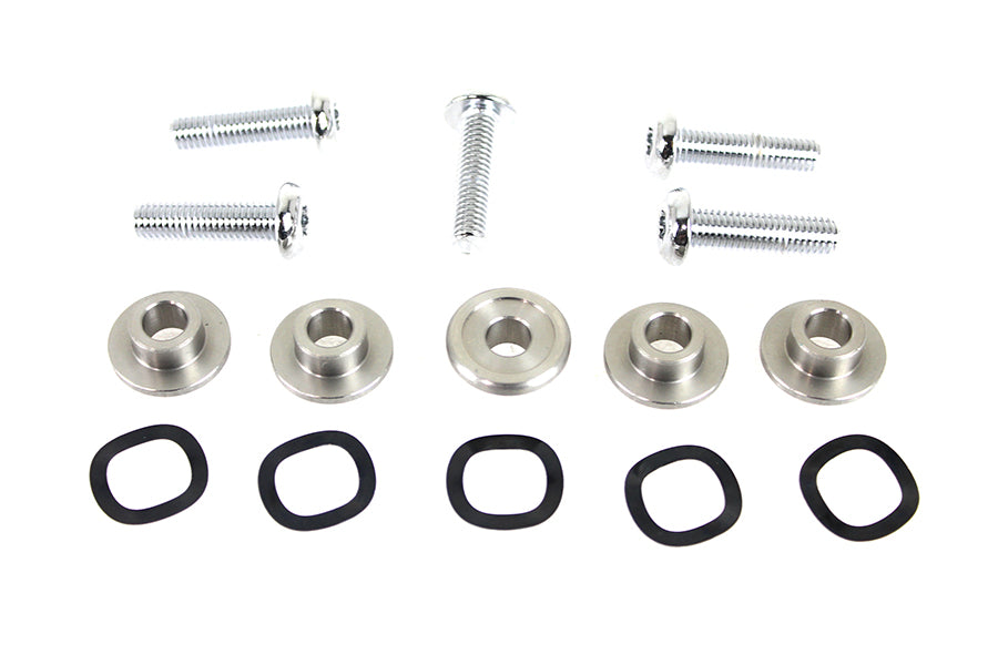Edart Chrome Front Disc Hardware Kit for Harley Davidson FLT Models (2009-2018)