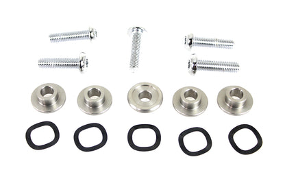 Edart Chrome Front Disc Hardware Kit for Harley Davidson FLT Models (2009-2018)