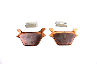 Duro Sintered Rear Brake Pad Set with Clip for Harley Davidson FXR and FXST
