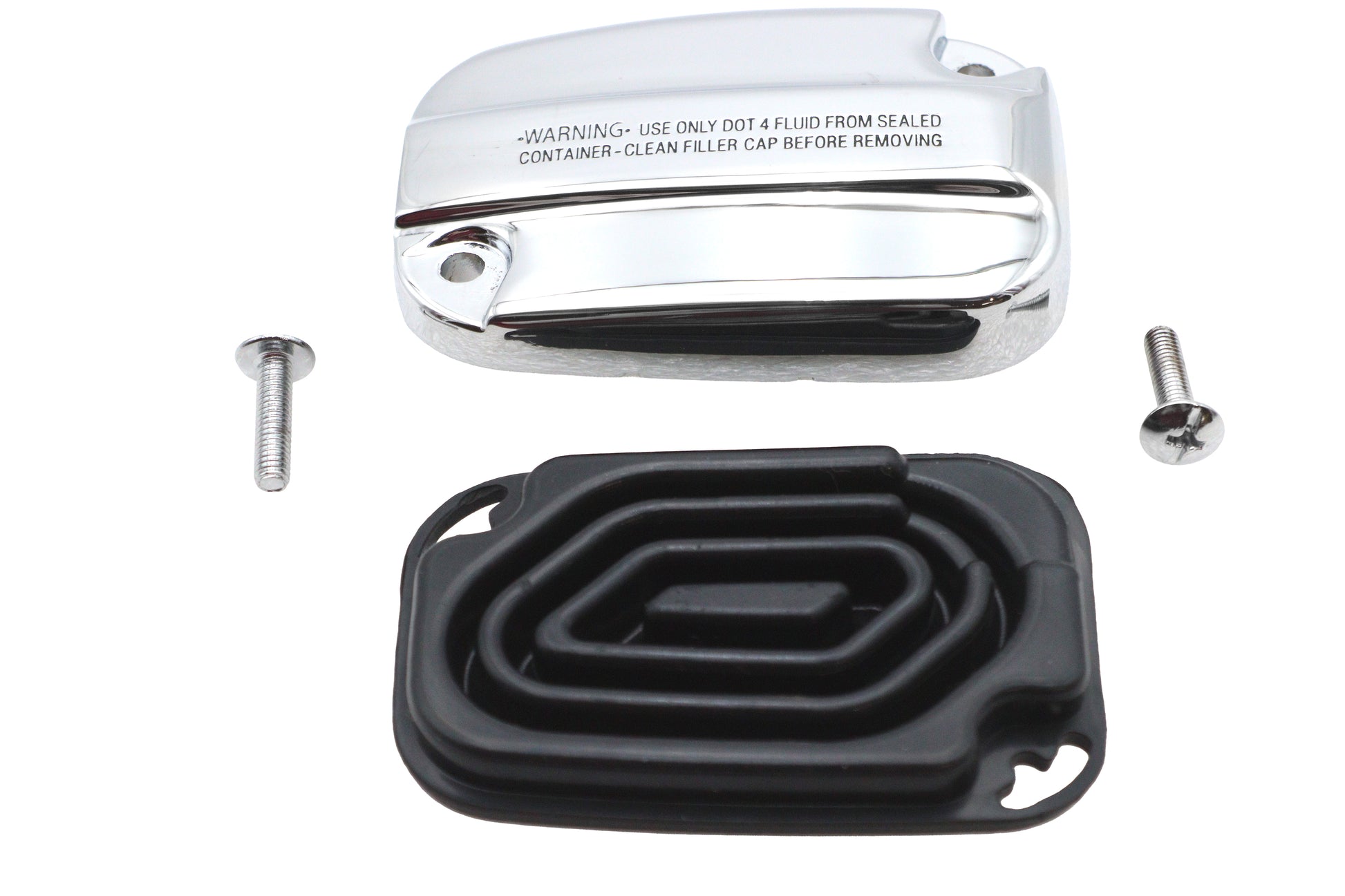 Edart Handlebar Master Cylinder Cover Chrome for Harley Davidson FLT (2008-2017)