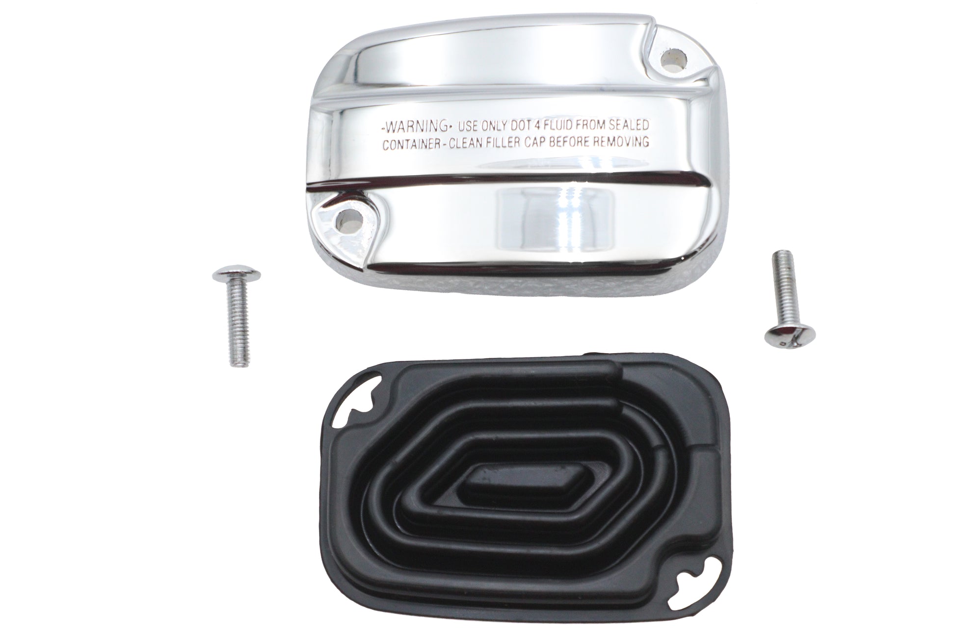 Edart Handlebar Master Cylinder Cover Chrome for Harley Davidson FLT (2008-2017)