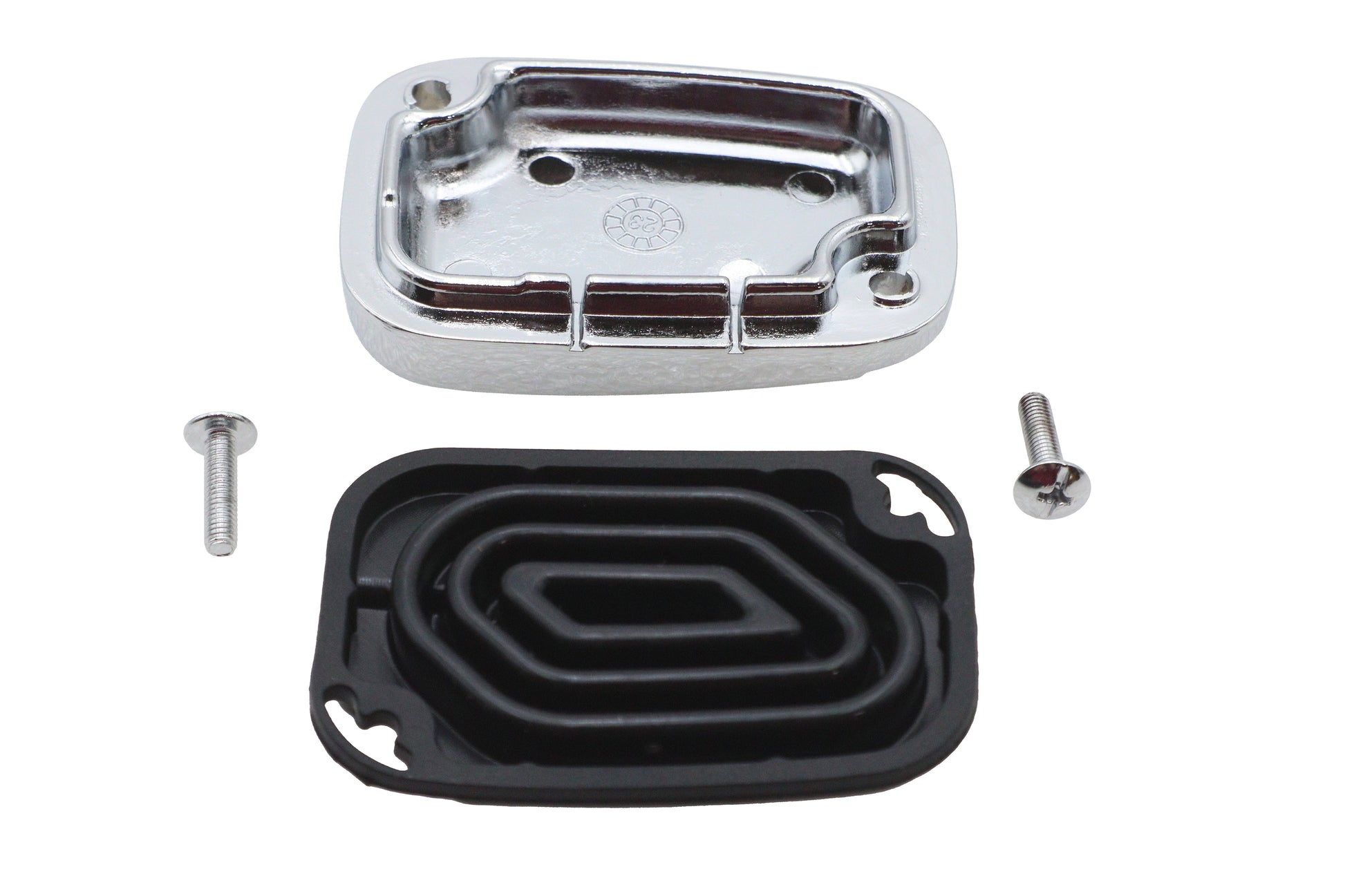 Edart Handlebar Master Cylinder Cover Chrome for Harley Davidson FLT (2008-2017)