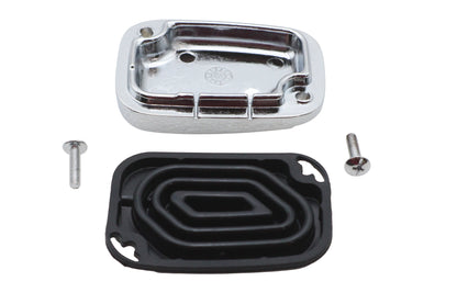 Edart Handlebar Master Cylinder Cover Chrome for Harley Davidson FLT (2008-2017)