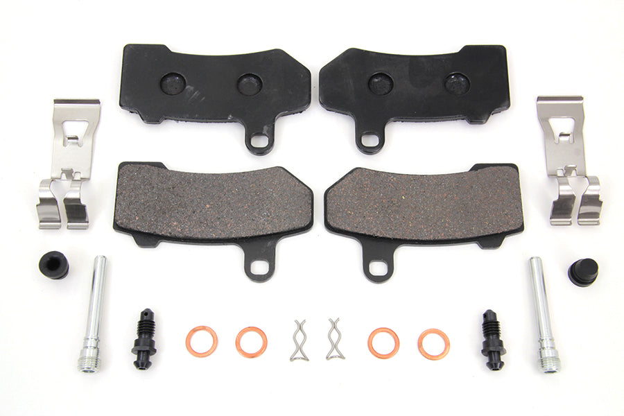 Duro Front Brake Pad Pin Kit Zinc for Harley Davidson FLHT (2008-2017)