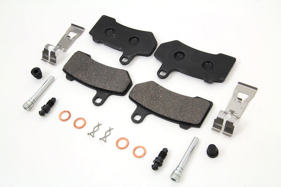 Duro Front Brake Pad Pin Kit Zinc for Harley Davidson FLHT (2008-2017)