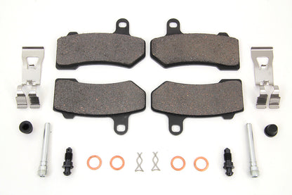 Duro Front Brake Pad Pin Kit Zinc for Harley Davidson FLHT (2008-2017)
