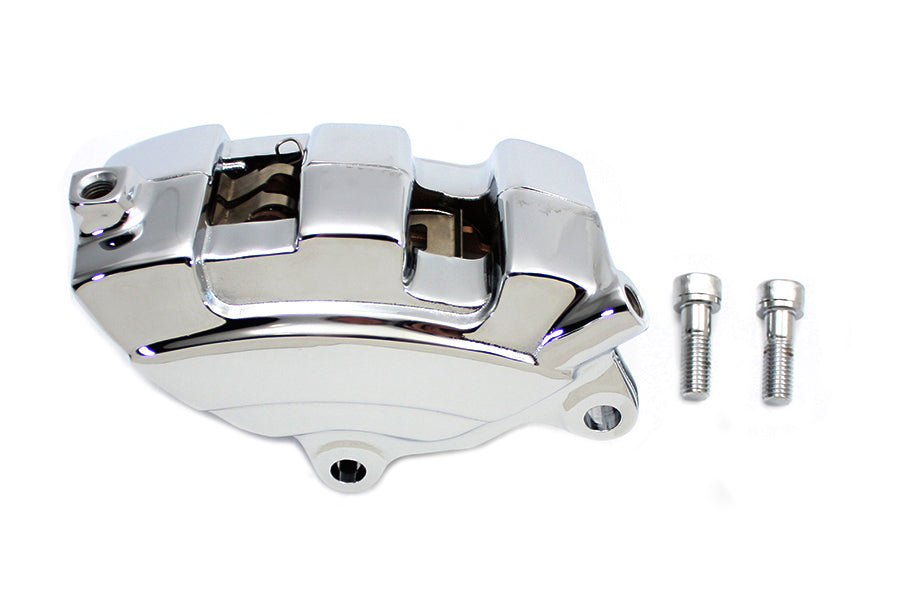Edart Chrome Rear 4 Piston Caliper for Harley Davidson FLT 2008-2017