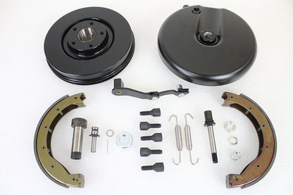V-Twin Front Brake Backing Plate Kit with Right Side Components for Harley Davidson FL Models