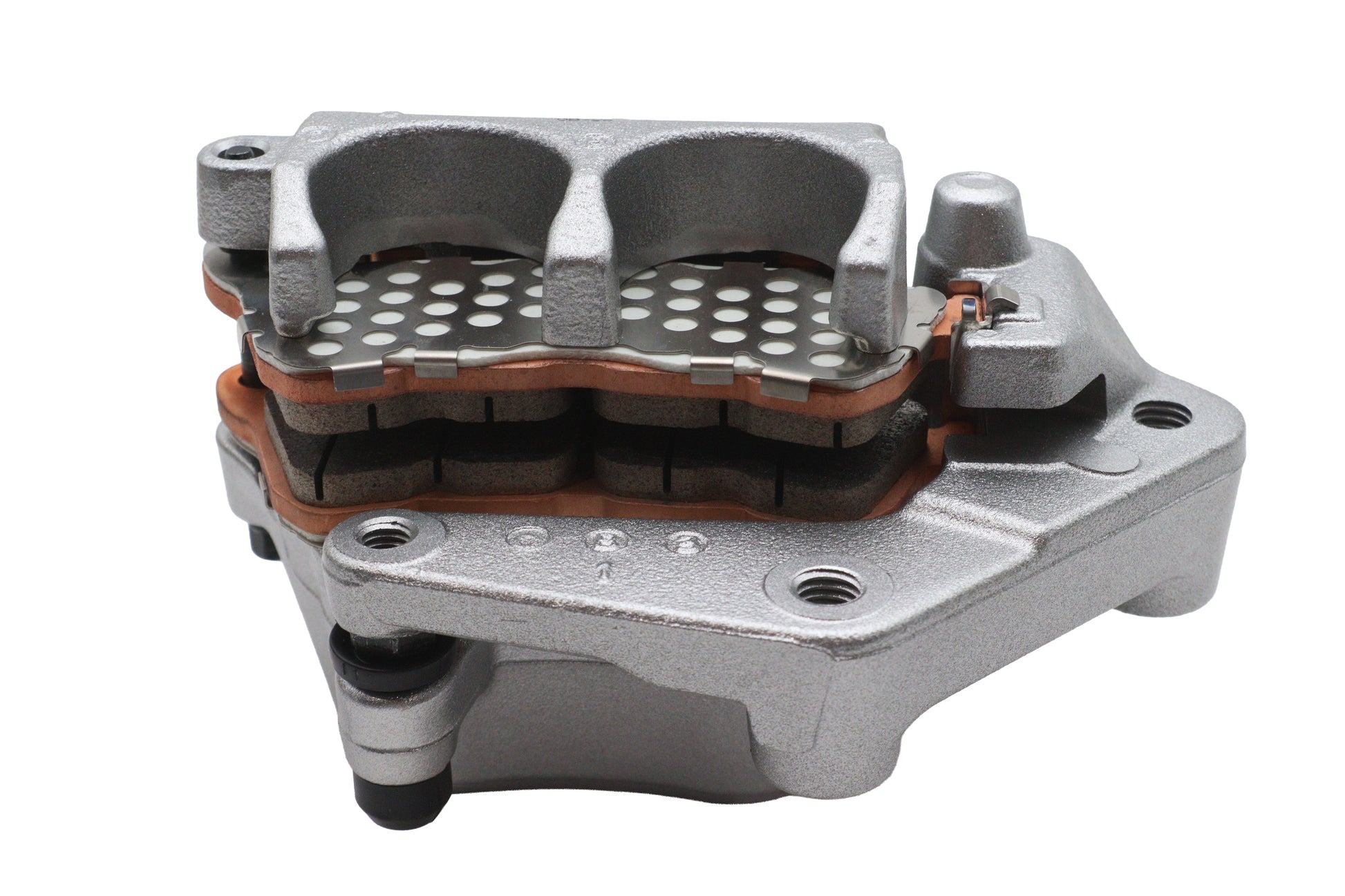 OE Silver Front 2-Piston Brake Caliper Left Side for Harley-Davidson XL Models