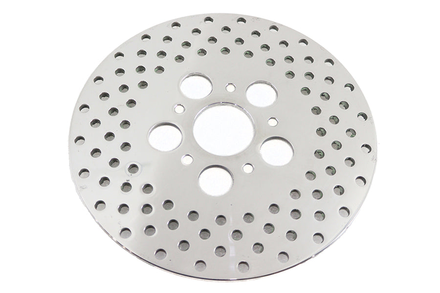 V-Twin 10 Inch Drilled Front Brake Disc for Harley Davidson FXWG (1980-1983)