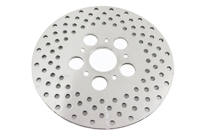 V-Twin 10 Inch Drilled Front Brake Disc for Harley Davidson FXWG (1980-1983)
