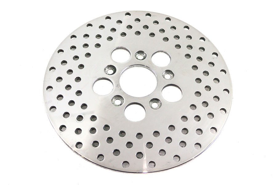 V-Twin 10 Inch Drilled Front Brake Disc for Harley Davidson FXWG (1980-1983)
