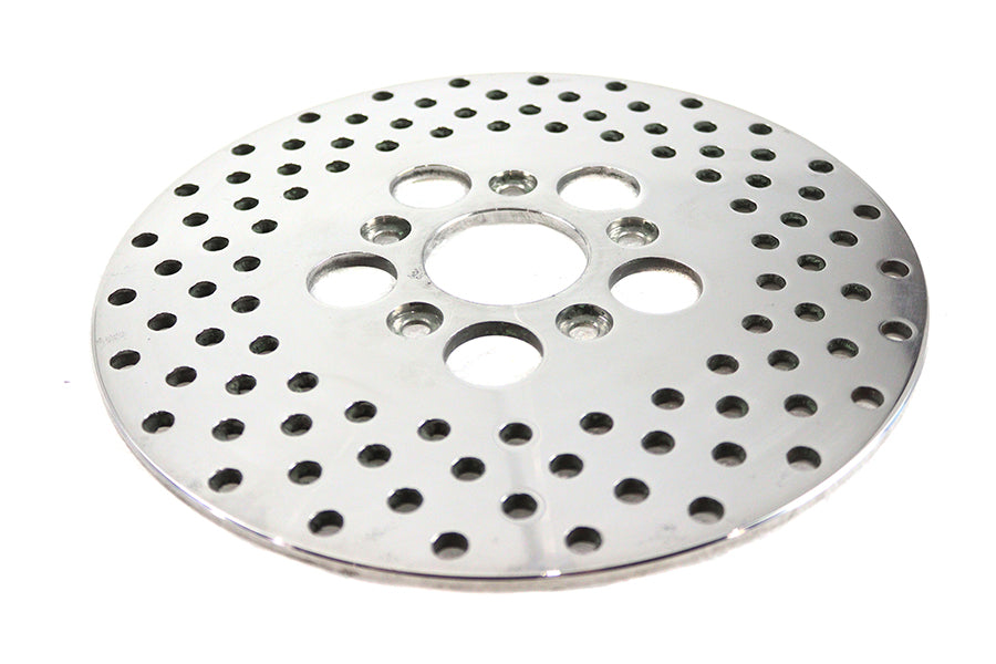 V-Twin 10 Inch Drilled Front Brake Disc for Harley Davidson FXWG (1980-1983)