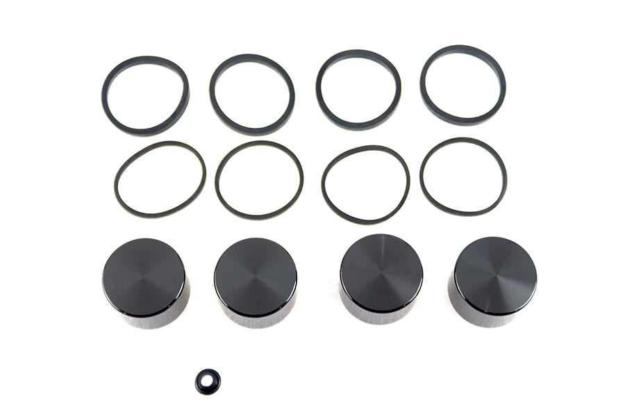 V-Twin Rear Caliper Piston Kit with Seals for Harley Davidson FLT (Part #79077R)