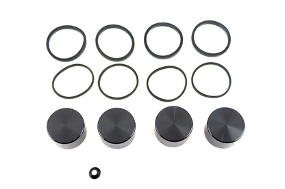 V-Twin Rear Caliper Piston Kit with Seals for Harley Davidson FLT (Part #79077R)