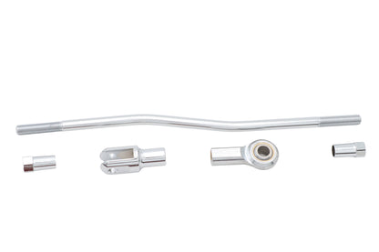 V-Twin Front Mechanical Brake Rod Kit Chrome (Part #23-1034) for Harley Davidson Bikes