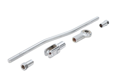 V-Twin Front Mechanical Brake Rod Kit Chrome (Part #23-1034) for Harley Davidson Bikes