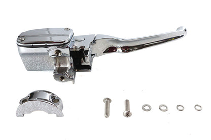 Edart Handlebar Master Cylinder Assembly Chrome for Harley Davidson FLT Models