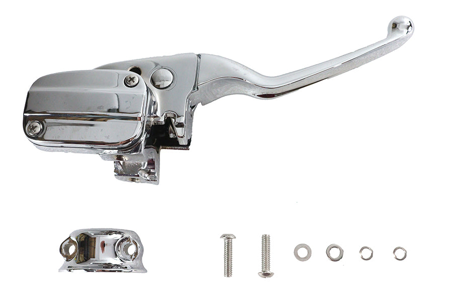 Edart Handlebar Master Cylinder Assembly Chrome for Harley Davidson FLT Models