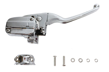 Edart Handlebar Master Cylinder Assembly Chrome for Harley Davidson FLT Models