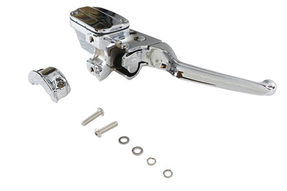 Edart Handlebar Master Cylinder Assembly Chrome for Harley Davidson FLT Models