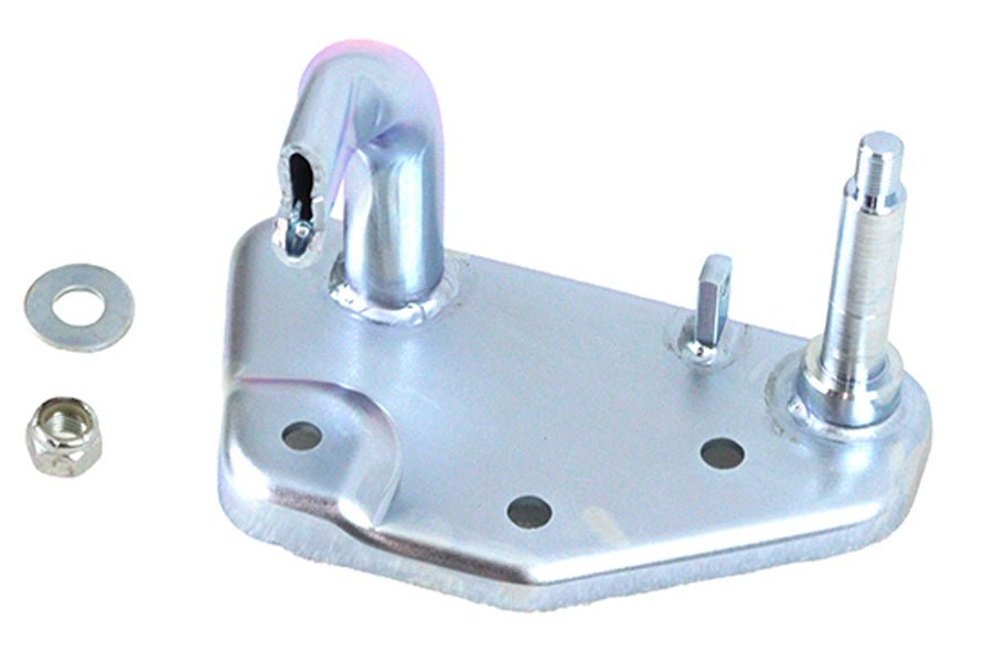 V-Twin Rear Brake Pedal Mount Plate Zinc for Harley Davidson FL Models (1979-1984)