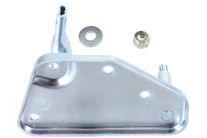 V-Twin Rear Brake Pedal Mount Plate Zinc for Harley Davidson FL Models (1979-1984)