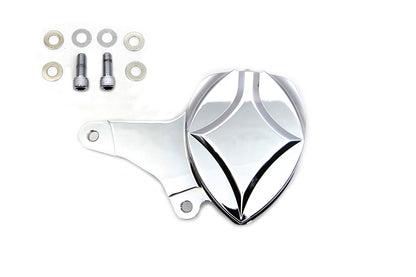 Edart Chrome Billet Front 2 Piston Caliper with Bracket for Harley Davidson FXST