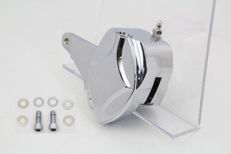 Edart Chrome Billet Front 2 Piston Caliper with Bracket for Harley Davidson FXST