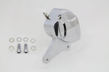 Edart Chrome Billet Front 2 Piston Caliper with Bracket for Harley Davidson FXST
