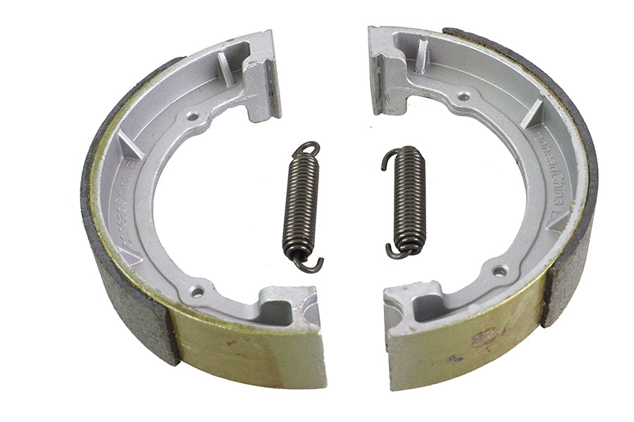 V-Twin Replica Front Brake Shoe Set for Harley Davidson 1964-1972 Models