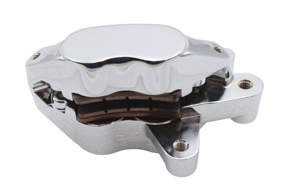 V-Twin Chrome Front 4 Piston Left Side Brake Caliper for Harley Davidson