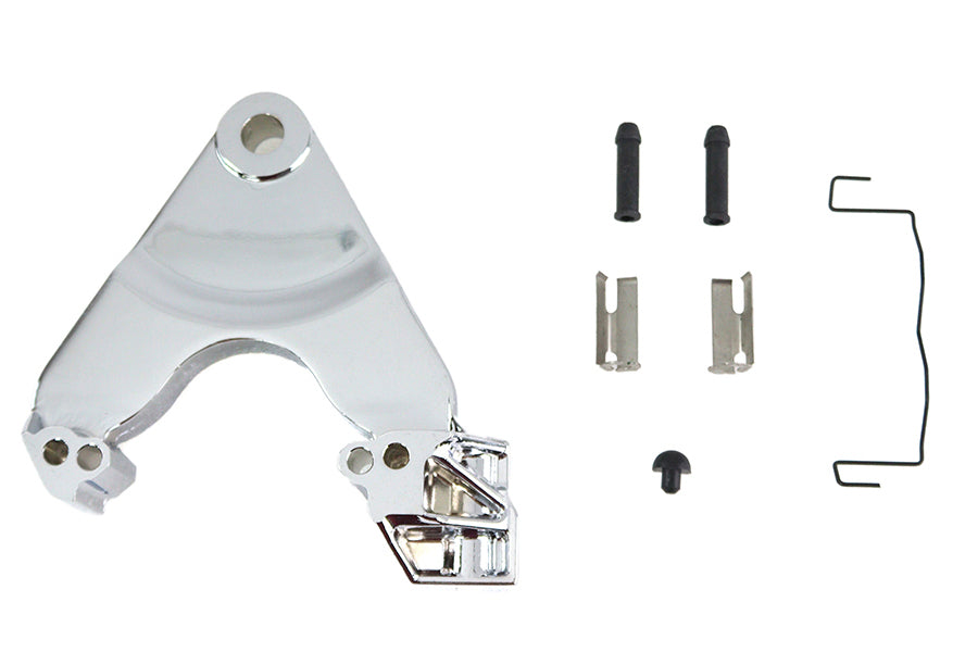 V-Twin Softail Rear Caliper Bracket with Chrome Finish - Part Number 148126