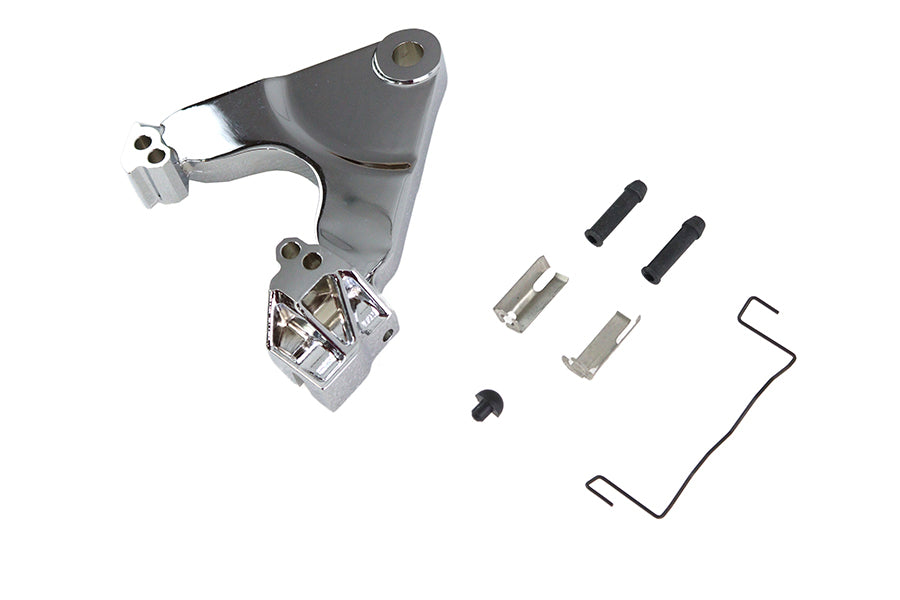 V-Twin Softail Rear Caliper Bracket with Chrome Finish - Part Number 148126