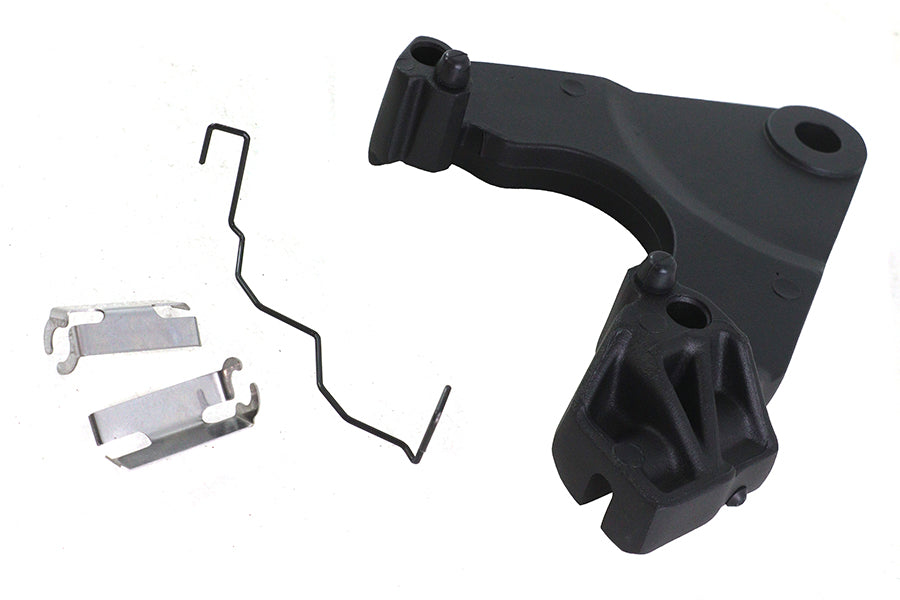 V-Twin Softail Rear Caliper Bracket in Black for Harley Davidson FLST Models