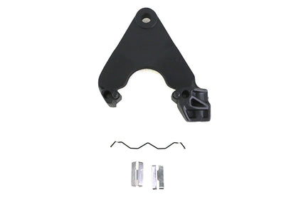 V-Twin Softail Rear Caliper Bracket in Black for Harley Davidson FLST Models