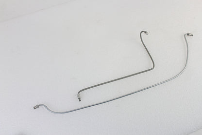 Edart Part 50165Z Steel Rear Brake Line Set Zinc Plated for Harley Davidson FL Models