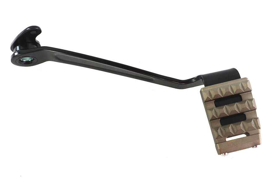 V-Twin Bronx Brake Pedal Pad Small Bronze for Harley Davidson FXST (1984-1993)