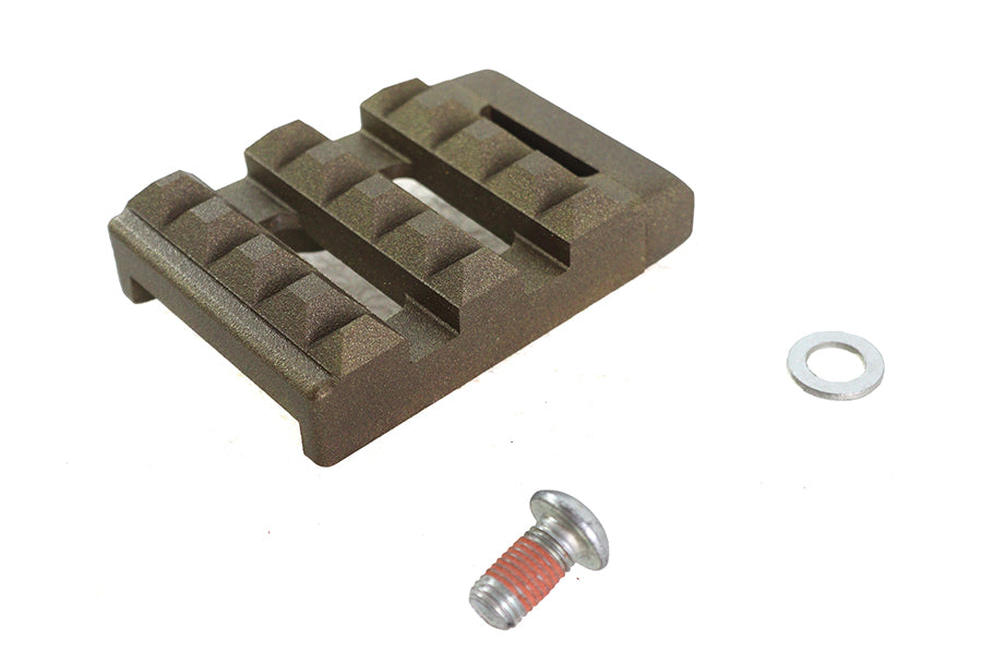 V-Twin Bronx Brake Pedal Pad Small Bronze for Harley Davidson FXST (1984-1993)
