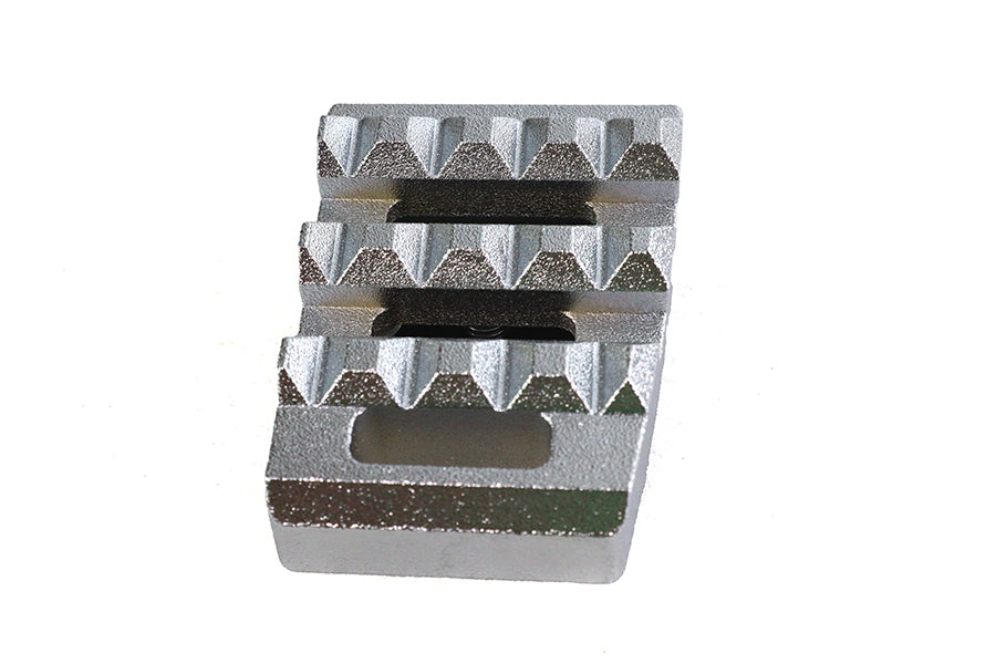 V-Twin Bronx Brake Pedal Pad Small Chrome for Harley Davidson FXST (1984-1993)