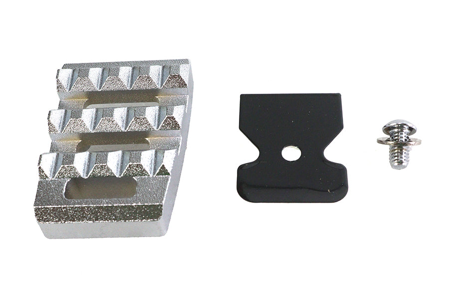 V-Twin Bronx Brake Pedal Pad Small Chrome for Harley Davidson FXST (1984-1993)