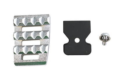 V-Twin Bronx Brake Pedal Pad Small Chrome for Harley Davidson FXST (1984-1993)