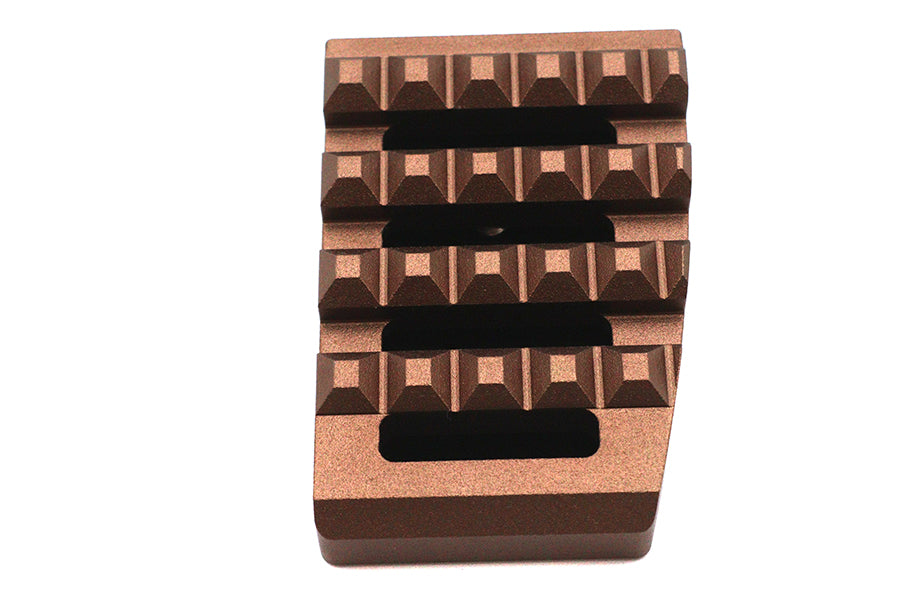 V-Twin Bronx Large Brake Pedal Pad for Harley Davidson FLFB and FLHC Models