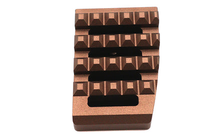 V-Twin Bronx Large Brake Pedal Pad for Harley Davidson FLFB and FLHC Models